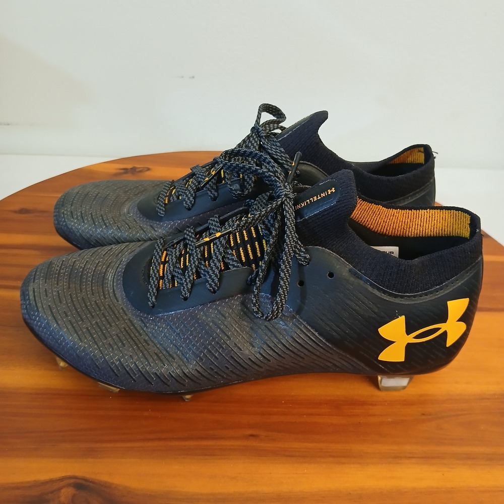 Under Armour Shadow Pro FG Soccer Cleats‎ Mens 6.5 Black Futbol 3025643
